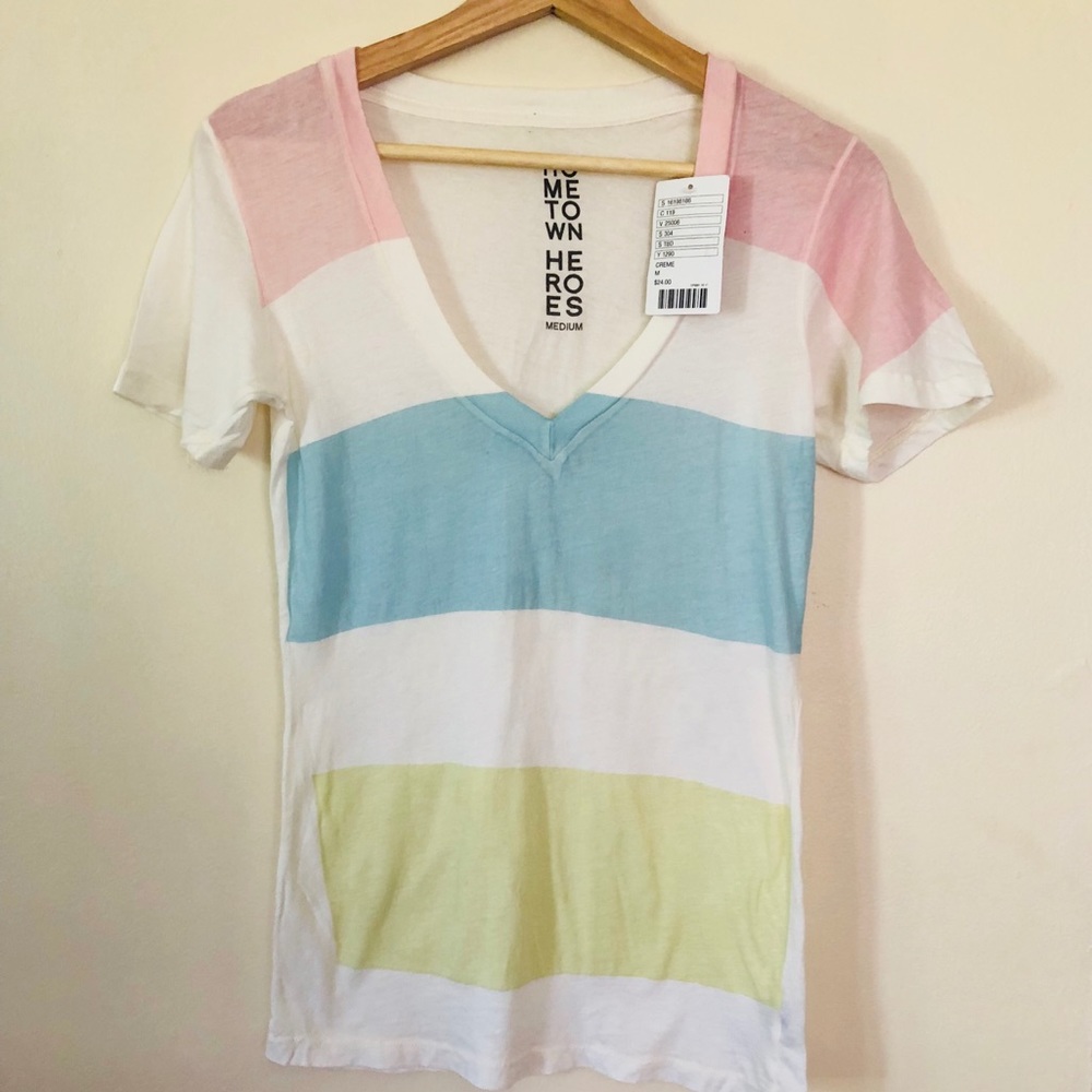 🌼SPRING SALE🌼 Pastel Striped T-Shirt